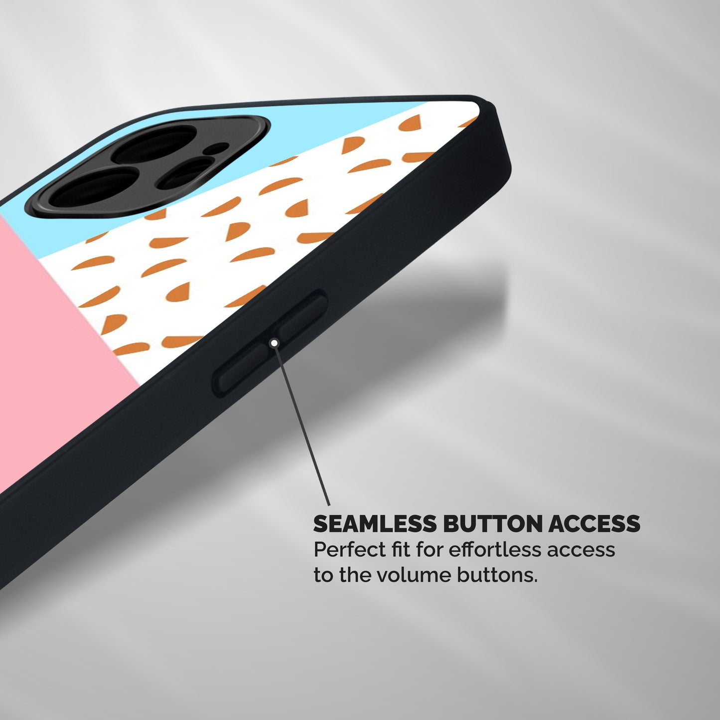Colorful Abstract Shockproof Hybrid Protection (Metal + TPU) Back Case Cover