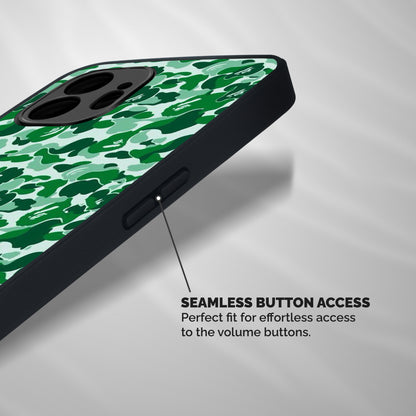 Colorful Camouflage Shockproof Hybrid Protection (Metal + TPU) Back Case Cover