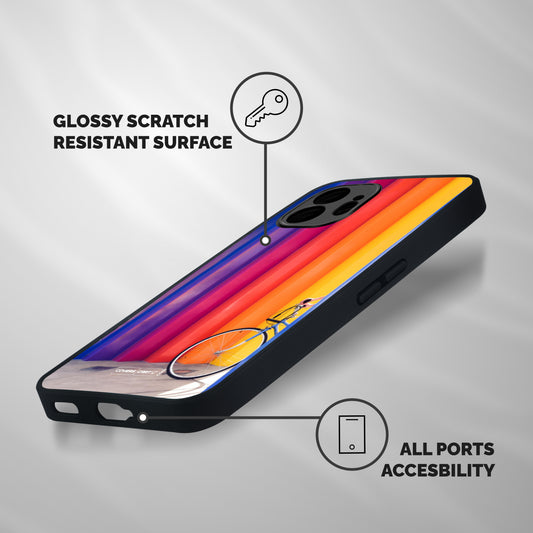 Colorful Walls Shockproof Hybrid Protection (Metal + TPU) Back Case Cover