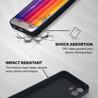 Colorful Walls Shockproof Hybrid Protection (Metal + TPU) Back Case Cover