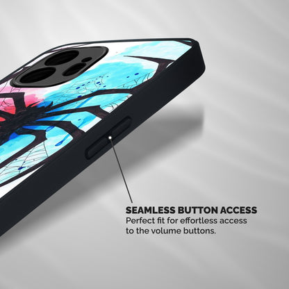 Colorful Web Shockproof Hybrid Protection (Metal + TPU) Back Case Cover