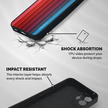 Colour Palette Shockproof Hybrid Protection (Metal + TPU) Back Case Cover