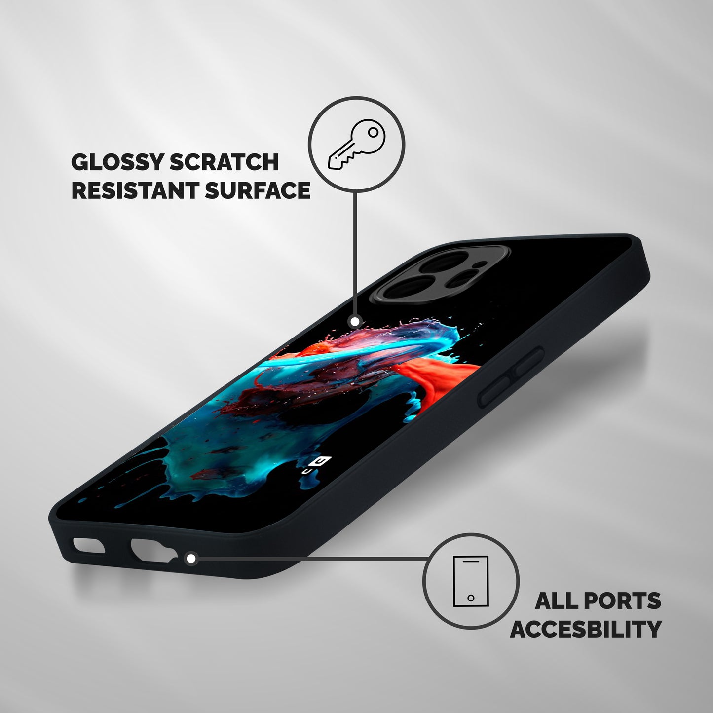 Colour War Shockproof Hybrid Protection (Metal + TPU) Back Case Cover