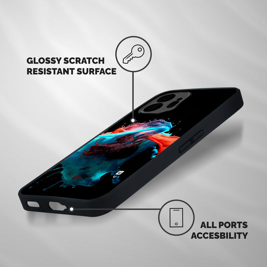 Colour War Shockproof Hybrid Protection (Metal + TPU) Back Case Cover