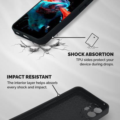 Colour War Shockproof Hybrid Protection (Metal + TPU) Back Case Cover