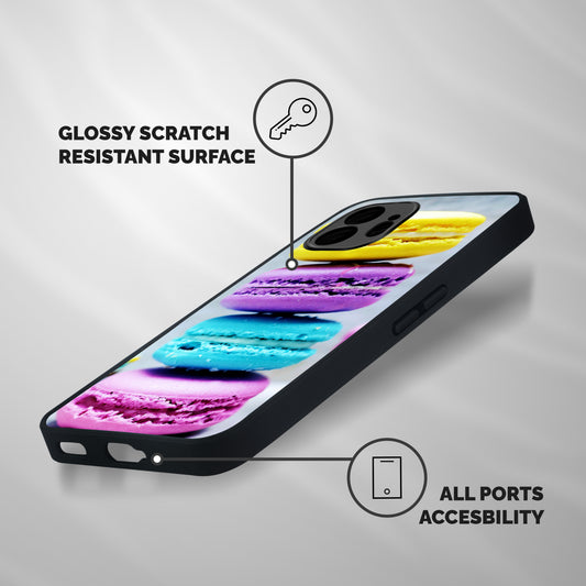 Colourful Whoopie Pies Shockproof Hybrid Protection (Metal + TPU) Back Case Cover