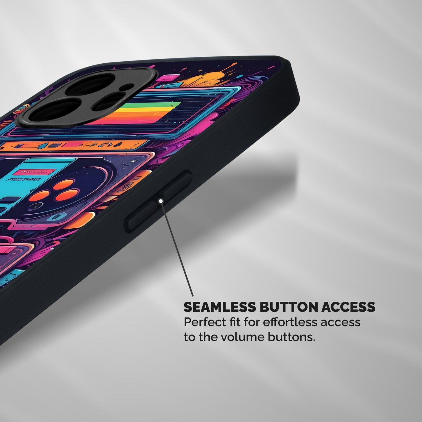 Comic Gaming Console Shockproof Hybrid Protection (Metal + TPU) Back Case Cover