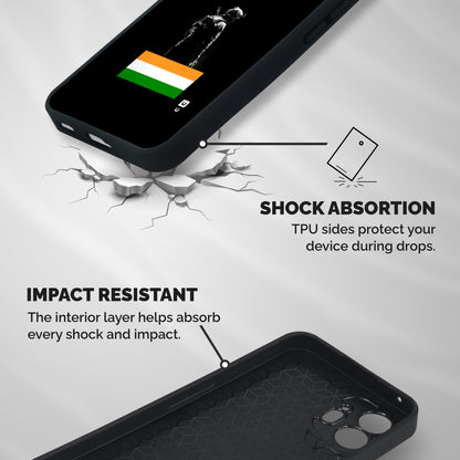 Commando Respect Shockproof Hybrid Protection (Metal + TPU) Back Case Cover