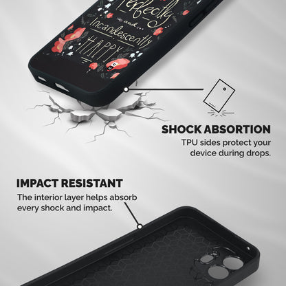 Completely Happy Shockproof Hybrid Protection (Metal + TPU) Back Case Cover