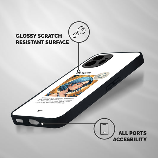 Connected Cancer Shockproof Hybrid Protection (Metal + TPU) Back Case Cover