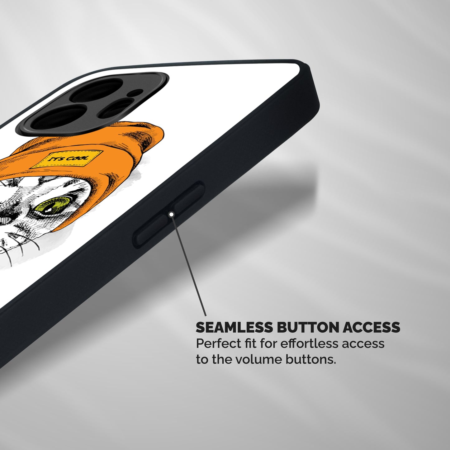 Cool cat Shockproof Hybrid Protection (Metal + TPU) Back Case Cover