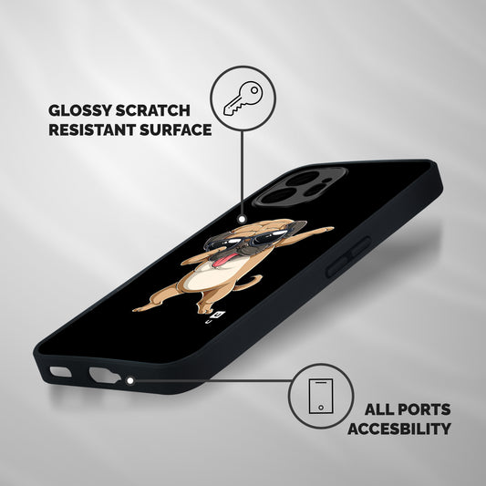 Cool Dab Dog Shockproof Hybrid Protection (Metal + TPU) Back Case Cover