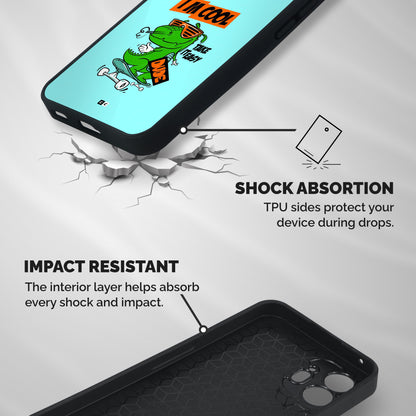 Cool Dude Shockproof Hybrid Protection (Metal + TPU) Back Case Cover