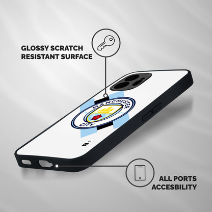 Cool Manchester City Shockproof Hybrid Protection (Metal + TPU) Back Case Cover