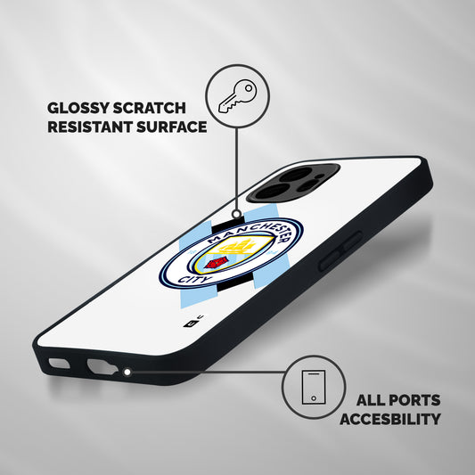 Cool Manchester City Shockproof Hybrid Protection (Metal + TPU) Back Case Cover