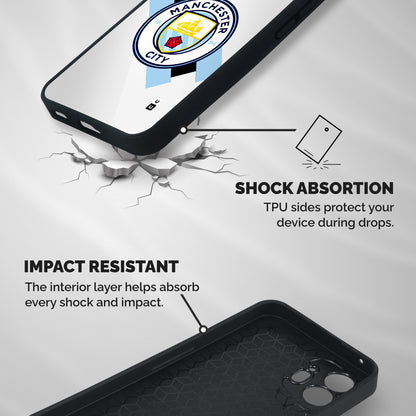 Cool Manchester City Shockproof Hybrid Protection (Metal + TPU) Back Case Cover