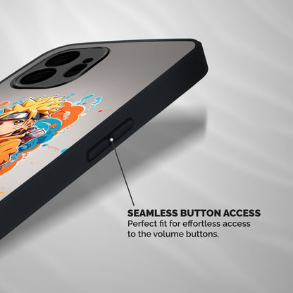 Cool Naruto Uzumaki Shockproof Hybrid Protection (Metal + TPU) Back Case Cover
