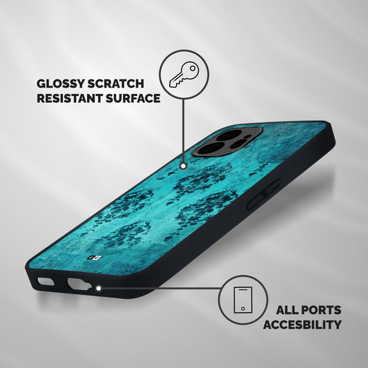 Cool Vintage Wall Shockproof Hybrid Protection (Metal + TPU) Back Case Cover