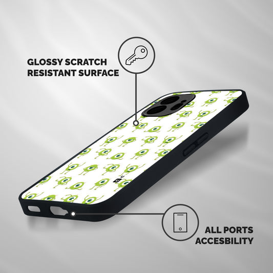 Crazy Green Maniac Shockproof Hybrid Protection (Metal + TPU) Back Case Cover