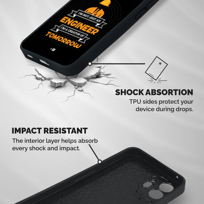 Creator Of Tomorrow Shockproof Hybrid Protection (Metal + TPU) Back Case Cover