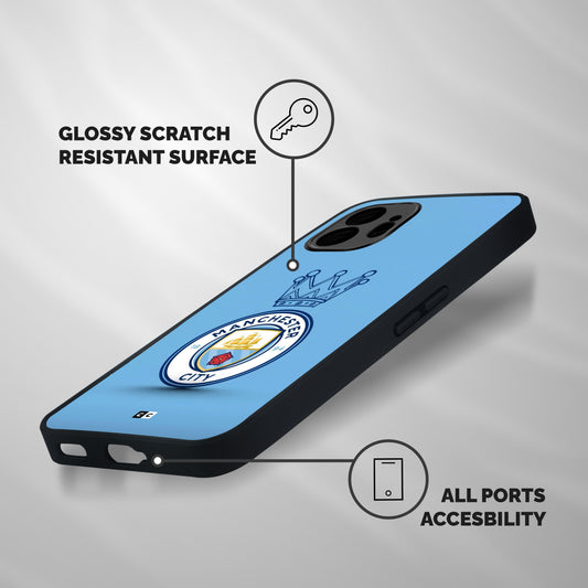Crown City FC Shockproof Hybrid Protection (Metal + TPU) Back Case Cover