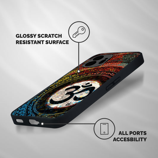 Culture Om Design Shockproof Hybrid Protection (Metal + TPU) Back Case Cover