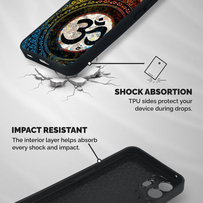 Culture Om Design Shockproof Hybrid Protection (Metal + TPU) Back Case Cover