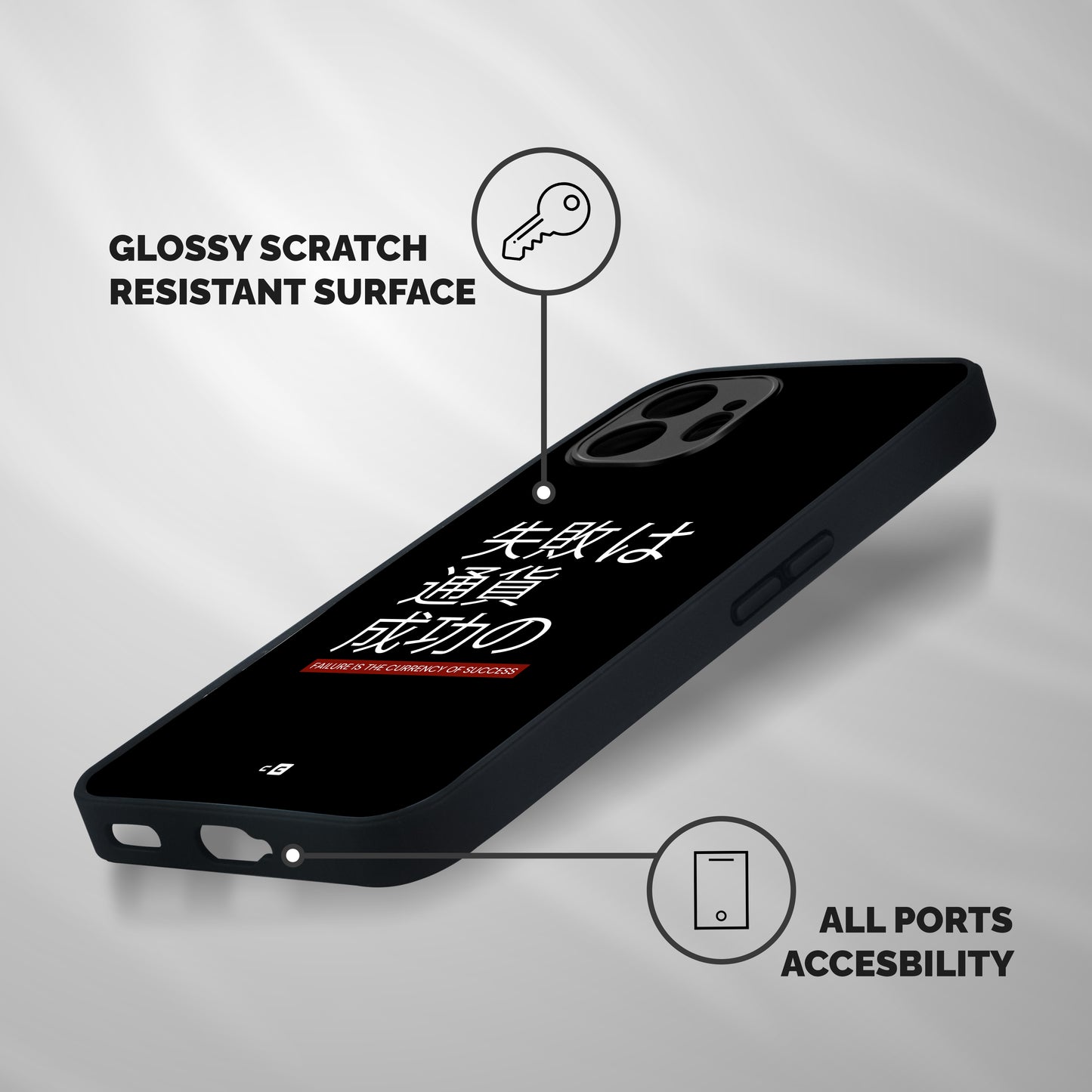 Currency Of Success Shockproof Hybrid Protection (Metal + TPU) Back Case Cover