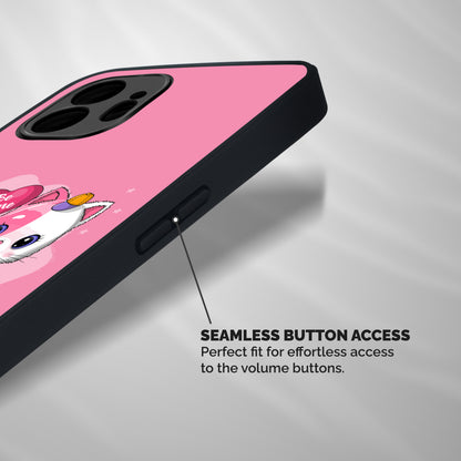 Cute Be Mine Shockproof Hybrid Protection (Metal + TPU) Back Case Cover