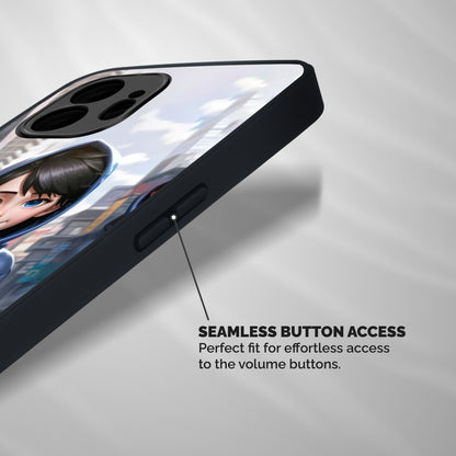 Cute Gamer Shockproof Hybrid Protection (Metal + TPU) Back Case Cover