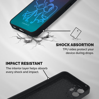 Cute Love Shockproof Hybrid Protection (Metal + TPU) Back Case Cover