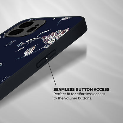 Cute Petals Shockproof Hybrid Protection (Metal + TPU) Back Case Cover
