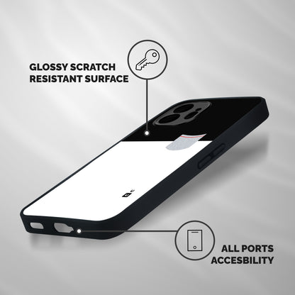 Cute Pocket Simple Shockproof Hybrid Protection (Metal + TPU) Back Case Cover