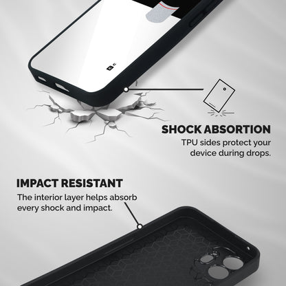 Cute Pocket Simple Shockproof Hybrid Protection (Metal + TPU) Back Case Cover