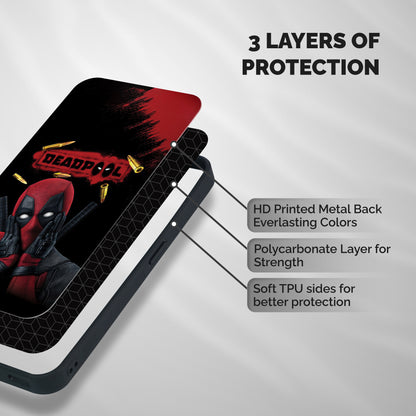 Cute Pool Shockproof Hybrid Protection (Metal + TPU) Back Case Cover