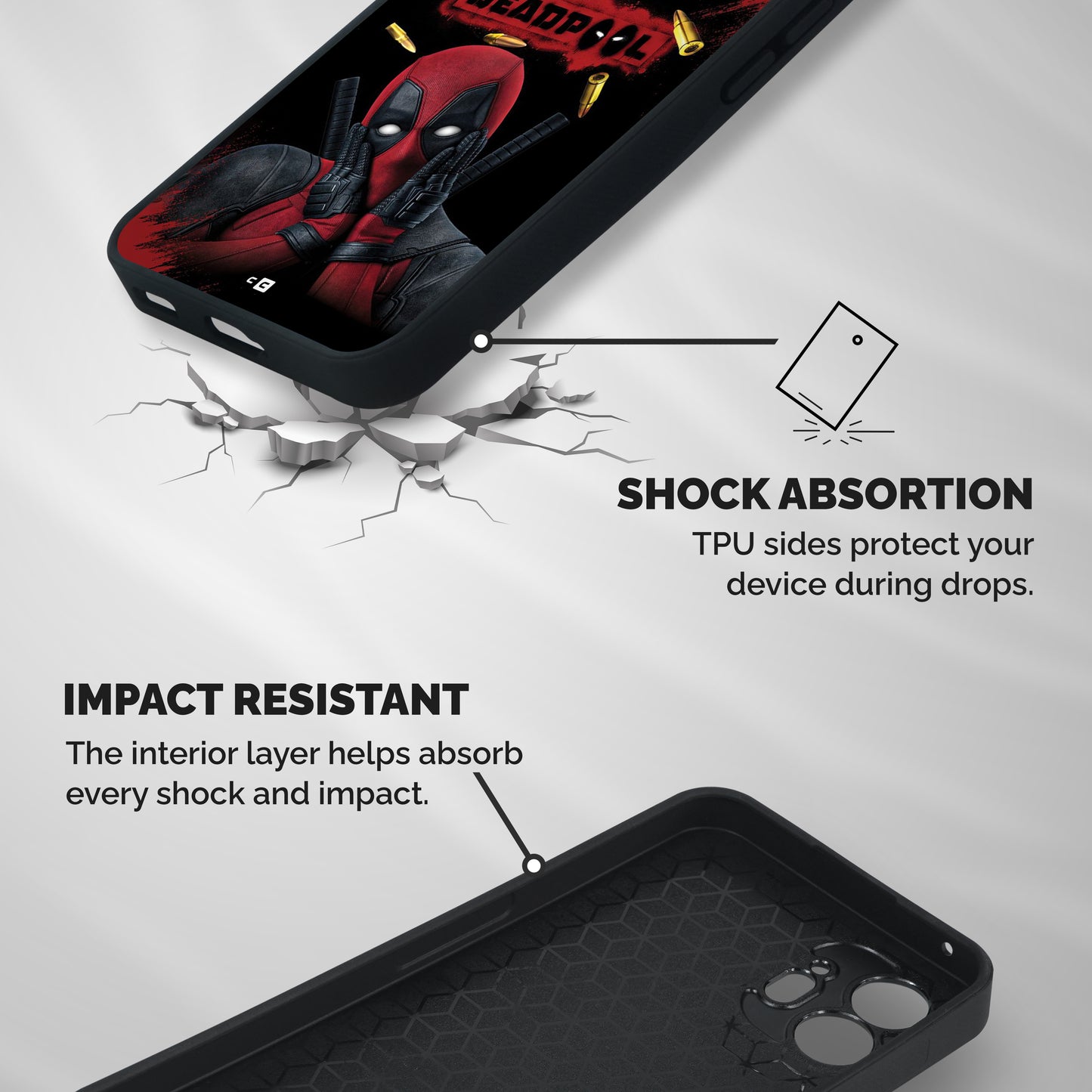 Cute Pool Shockproof Hybrid Protection (Metal + TPU) Back Case Cover