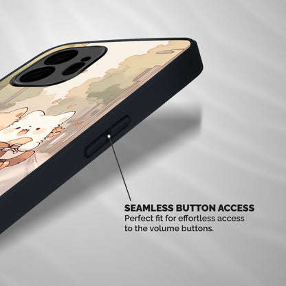 Cute Riders Shockproof Hybrid Protection (Metal + TPU) Back Case Cover