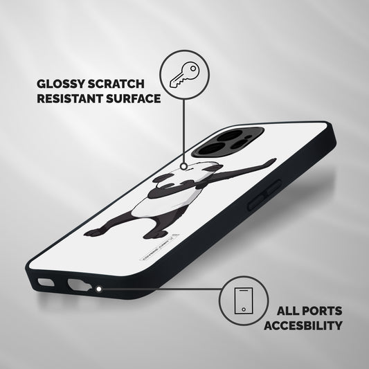 Dab Panda Shoot Shockproof Hybrid Protection (Metal + TPU) Back Case Cover