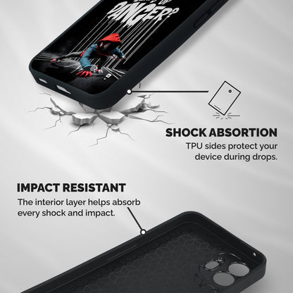 Danger Up Shockproof Hybrid Protection (Metal + TPU) Back Case Cover