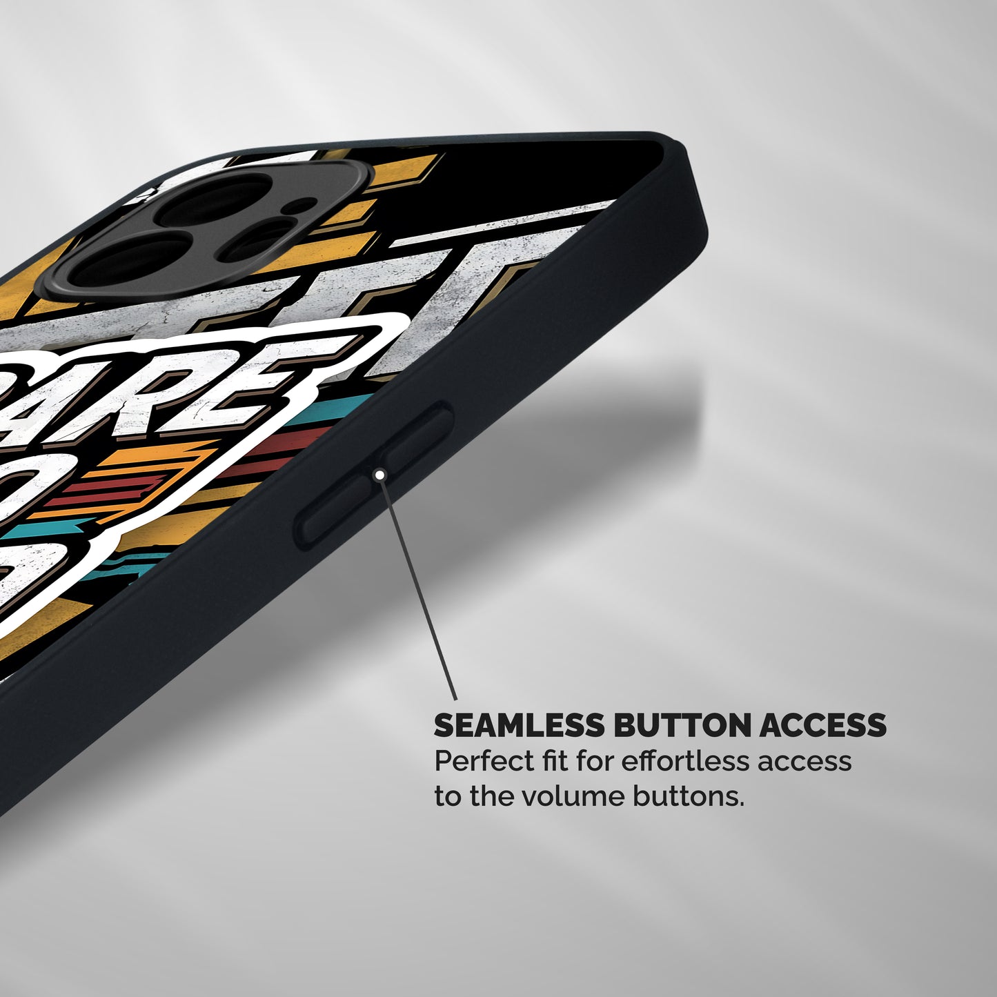 Dare To Lead Shockproof Hybrid Protection (Metal + TPU) Back Case Cover