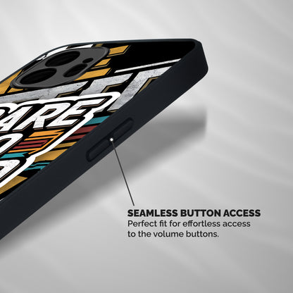 Dare To Lead Shockproof Hybrid Protection (Metal + TPU) Back Case Cover