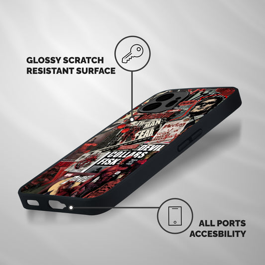 Daredevil Story Shockproof Hybrid Protection (Metal + TPU) Back Case Cover
