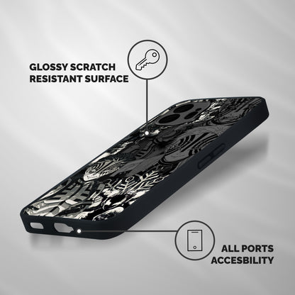 Dark Akaza Group Shockproof Hybrid Protection (Metal + TPU) Back Case Cover
