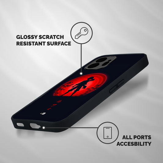 Dark Red Luffy Shockproof Hybrid Protection (Metal + TPU) Back Case Cover
