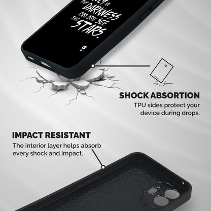 Darkness and the Stars Shockproof Hybrid Protection (Metal + TPU) Back Case Cover