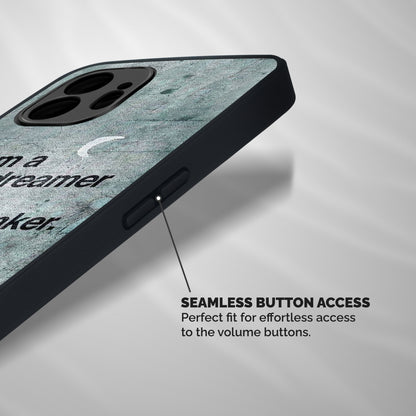 Day Dreamer Night Thinker Shockproof Hybrid Protection (Metal + TPU) Back Case Cover