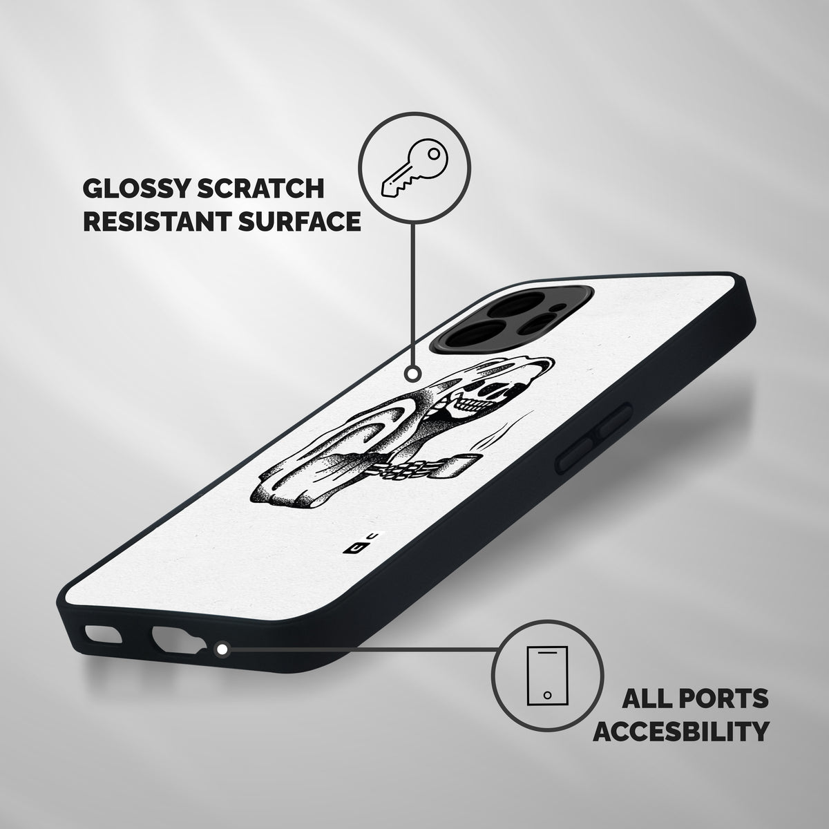 Dead But Coffee Shockproof Hybrid Protection (Metal + TPU) Back Case Cover