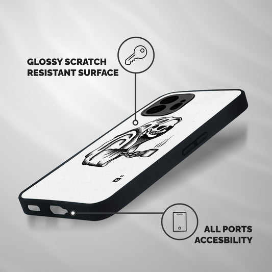 Dead But Coffee Shockproof Hybrid Protection (Metal + TPU) Back Case Cover