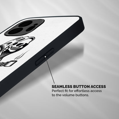 Dead But Coffee Shockproof Hybrid Protection (Metal + TPU) Back Case Cover