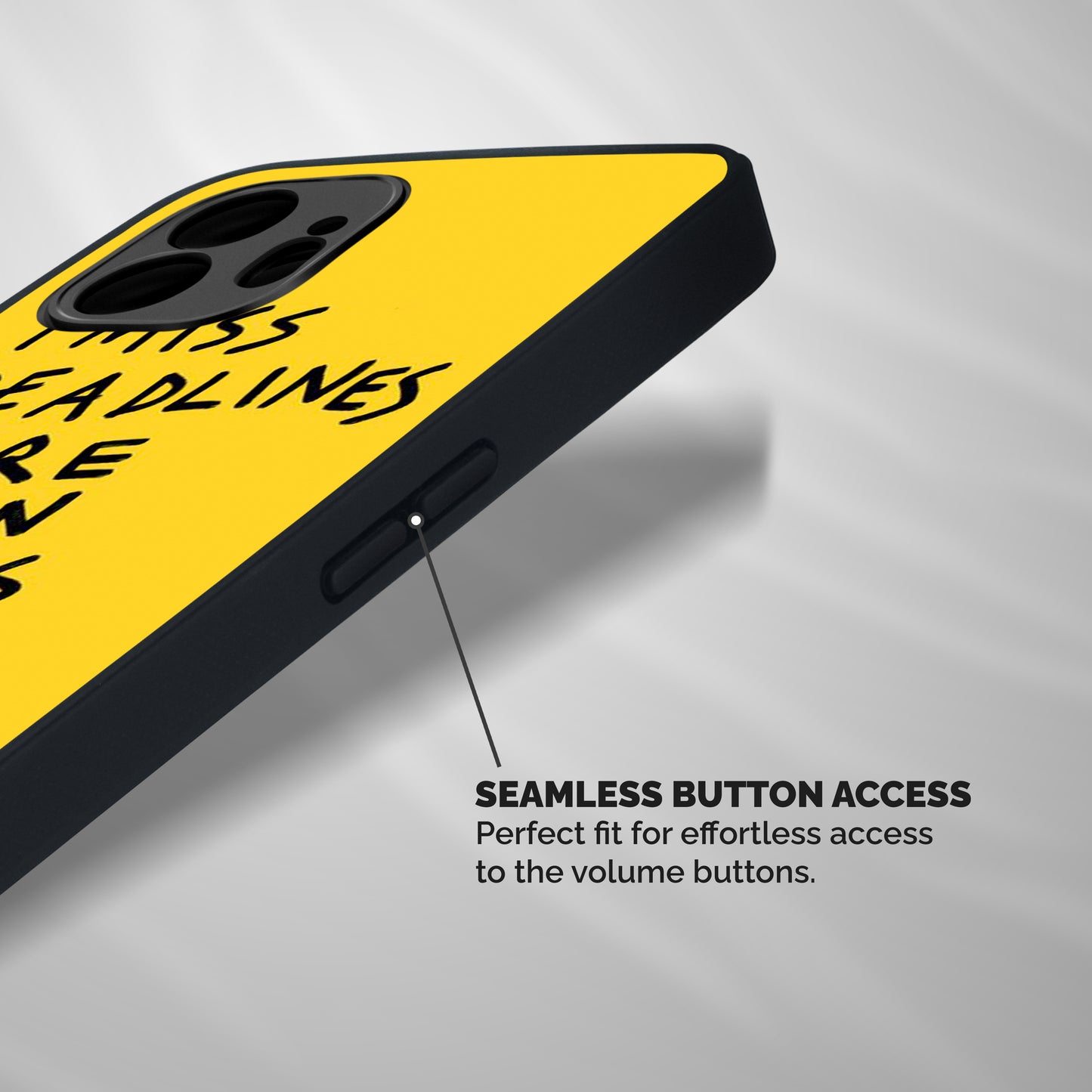 Deadlines Shockproof Hybrid Protection (Metal + TPU) Back Case Cover